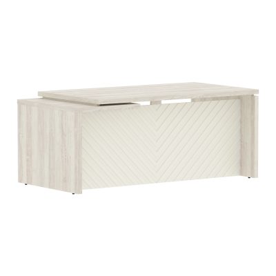 Стол руководителя TLCT 189(Пр) Сосна Эдмонт Z/Латте 1800х900х750 TORR LUX