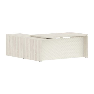 Стол руководителя TLCT 1820(Пр) Сосна Эдмонт Z/Латте 1800х2000х750 TORR LUX