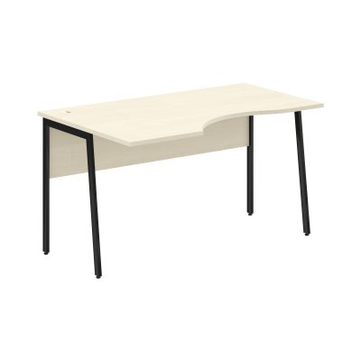 Стол прямой СА-2P(Л) Клен*/Черный 1400х900х755 IMAGO PLUS