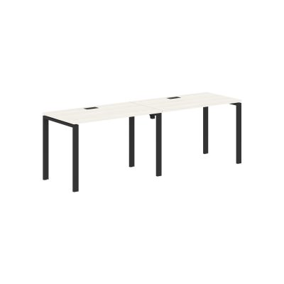 Стол 2-х местный EUWST 2367 Ясень Траун/Черный 2326х670х750 EDIS