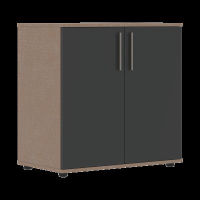 Шкаф низкий широкий VLCS 80.1.1 Яшма черный/Кобра 800х450х801 VELION