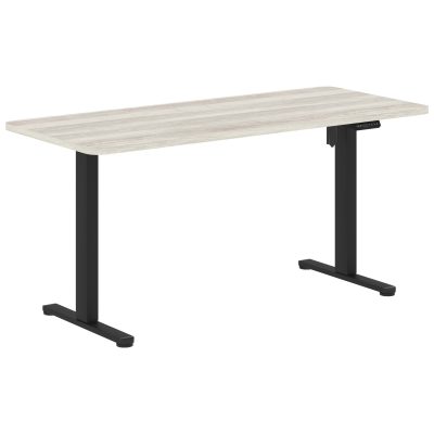 Стол письменный XHT 1567 Сосна Эдмонт/Черный 1560х670х745-1205 XTEN-UP