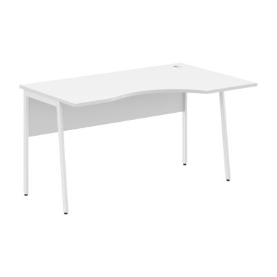 Стол прямой СА-2P(Пр) Белый/Белый 1400х900х755 IMAGO PLUS