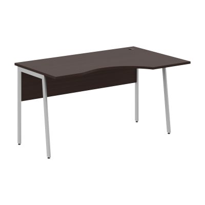 Стол прямой СА-2P(Пр) Венге Магия/Алюминий 1400х900х755 IMAGO PLUS