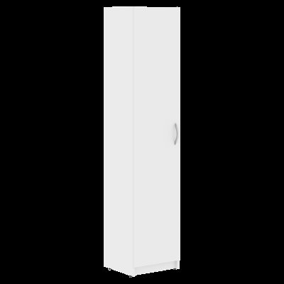 Шкаф колонка с глухой дверью SR-5U.1(Л) Белый 386х375х1815 SIMPLE