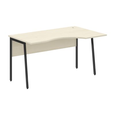 Стол прямой СА-2P(Пр) Клен*/Антрацит 1400х900х755 IMAGO PLUS