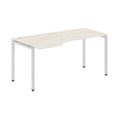 Стол эргономичный XSCET 169(Пр) Сосна Эдмонт/Алюминий 1600х700/900х750 XTEN-S