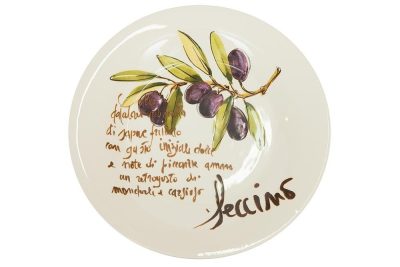 Оливес Салад Плейт/Olives Salad Plate (мод. C/1176)|Тарелка для салата "ОЛИВКИ" керамика, Д23см