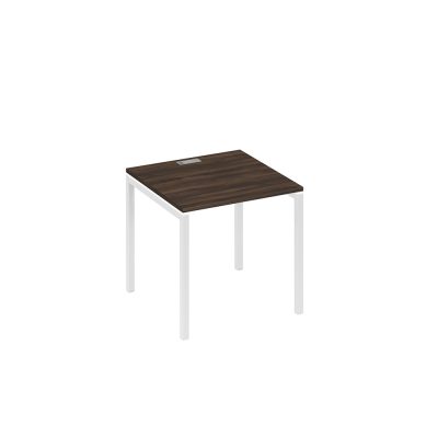 Стол письменный на металлокаркасе DUE дуб ристретто/ металлокаркас белый