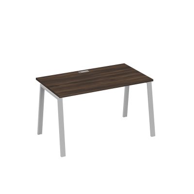 Стол письменный на металлокаркасе TRE дуб ристретто/ металлокаркас серый