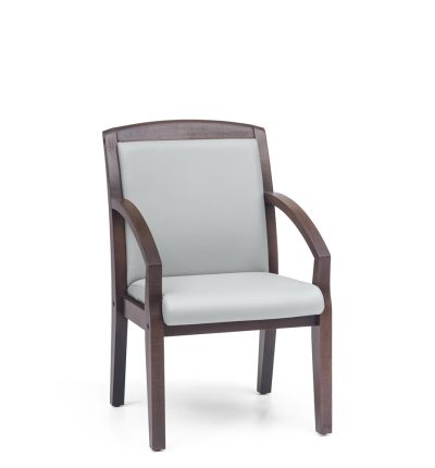 Граф экокожа премиум / светло-серая CN1132/ дерево - дуб валенсия